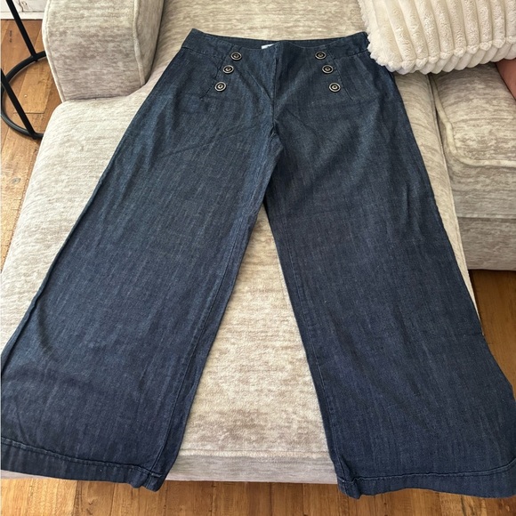 Peter Nygard Women's Wide-Leg dressy denium Jeans! Super light weight. - Picture 1 of 5